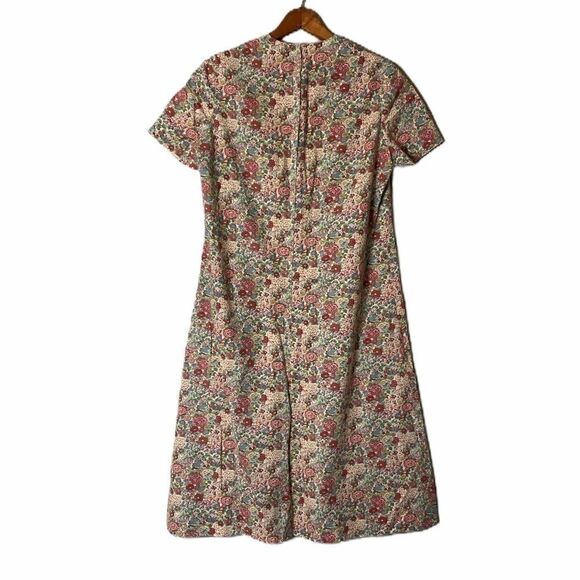 Vintage Handmade 1960’s China Floral Midi Dress - Picture 5 of 5
